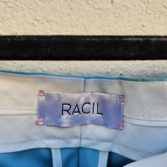 RACIL Cumberland Side-stripe Wide-leg Wool Trousers - Picture 6 of 8